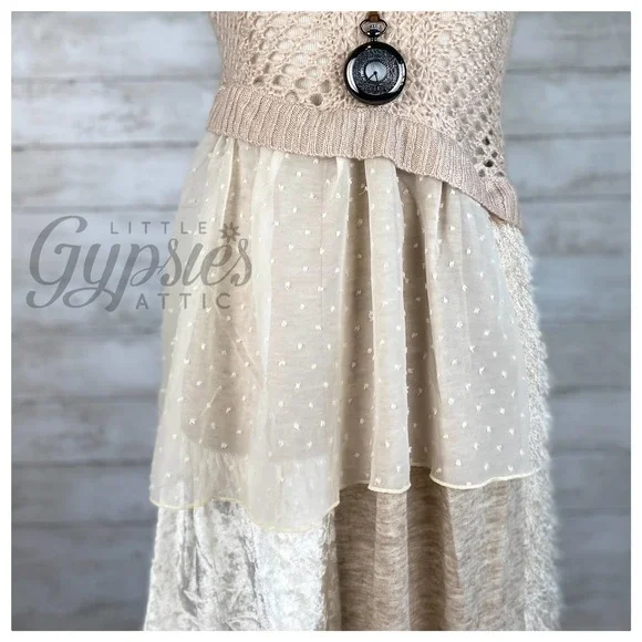 Ryu 70s Shag and Mixed Media Tunic - Picture 8 of 10